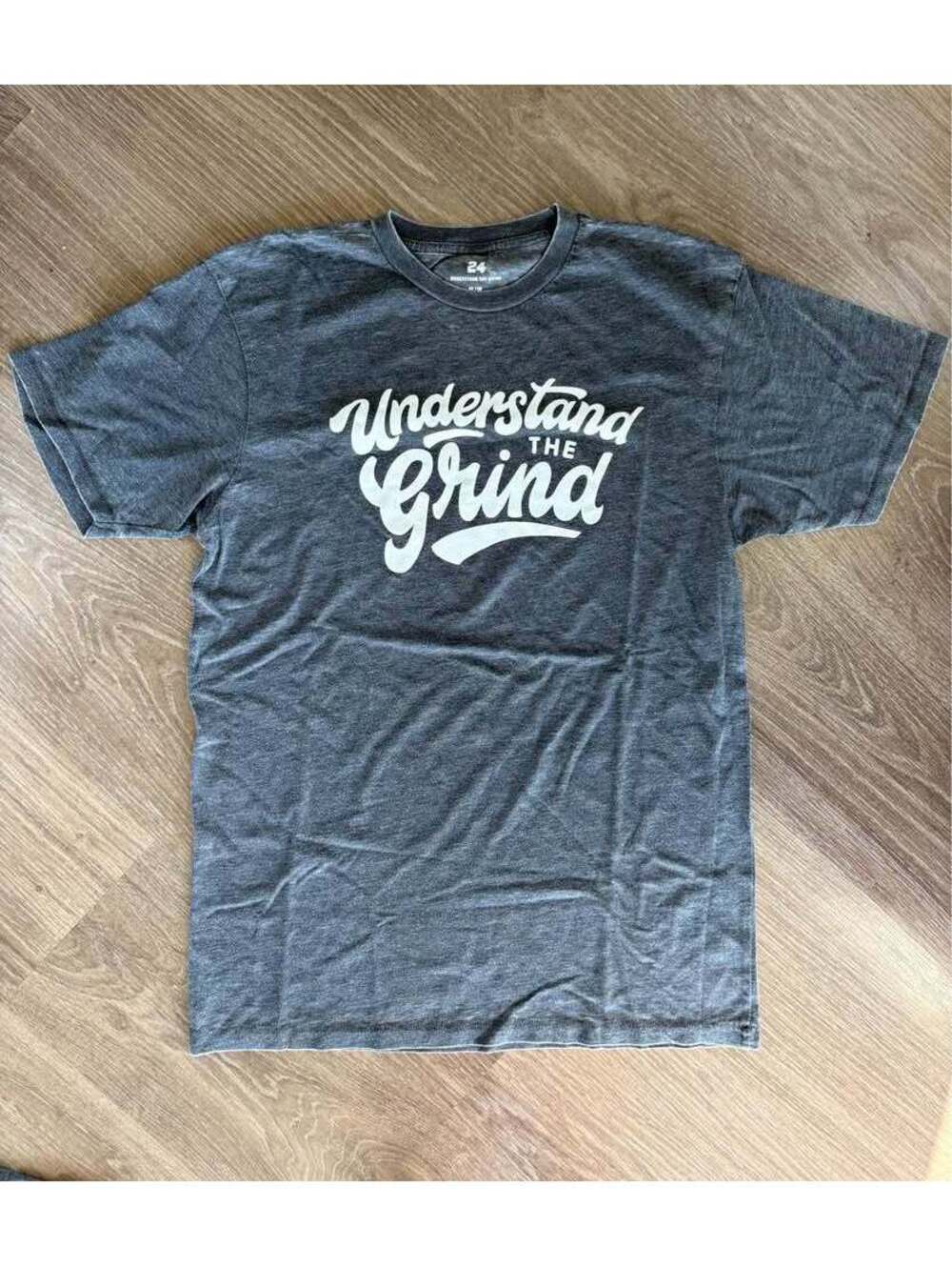Norman Powell NBA Understand the Grind grey T shirtt